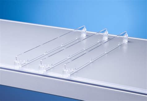 Полочный разделитель серии SR, прямой, без стоппера тип 2 - PROFIPLAST