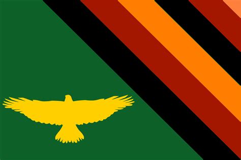 Zambia Flag Eagle