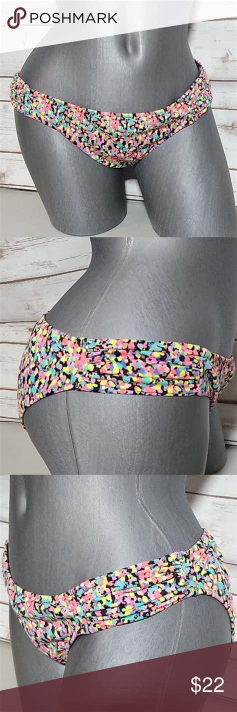 Colorful Victoria S Secret Bikini Bottoms Size Lg