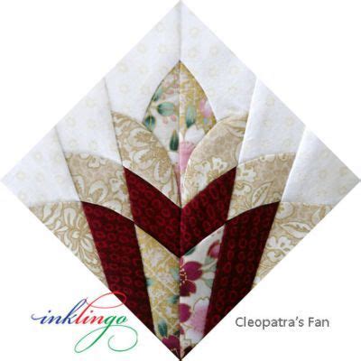 Fussy Cut Cleopatras Fan Yes Antique Quilts Patterns Mug Rug