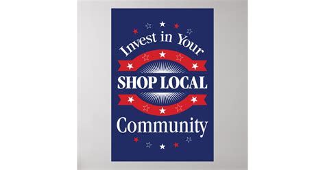 Shop Local Poster | Zazzle