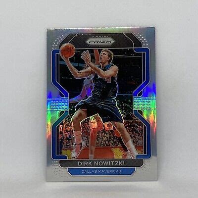 Dirk Nowitzki Silver Prizm Insert 2021 22 Panini Prizm Basketball 289