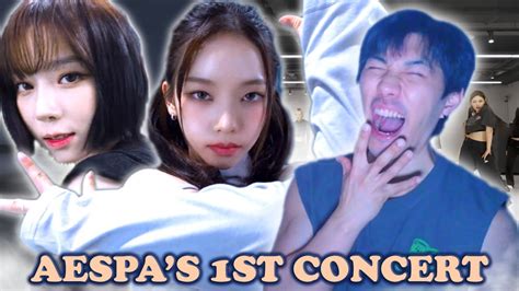 Aespa S Very 1st Concert Reaction Aespa SYNK HYPER LINE KWANGYA