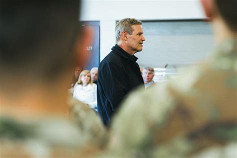 Governor Bill Lee Visits Tennessee National Guard Soldiers Ahead Of