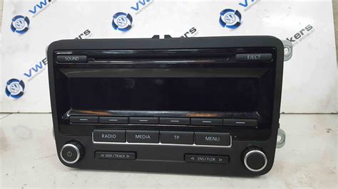 Volkswagen Golf MK6 2009 2012 Cd Player Radio Head Unit 1K0035186ap