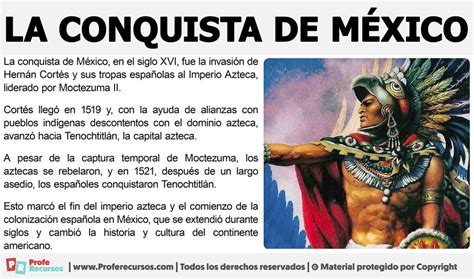 Resumen De La Conquista De M Xico