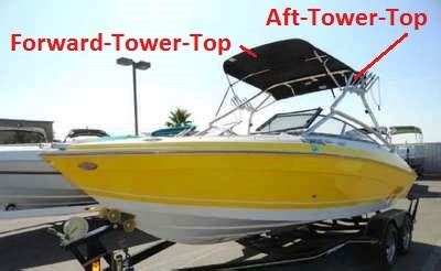 Tower Bimini Top Forward Frame (Factory OEM) for Four Winns® Horizon ...