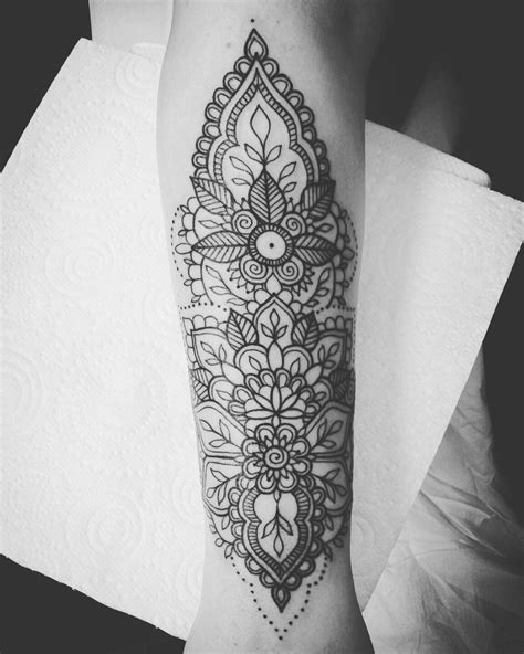 Mandala Forearm Tattoo Female