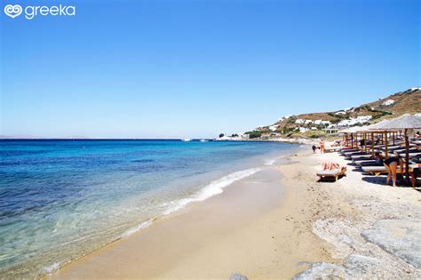 Mykonos Agios Ioannis Beach Photos Map Greeka