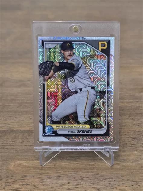 Paul Skenes Rc Bowman Chrome Mojo Prizm Refractor Pirates