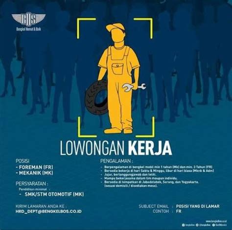 Lowongan Kerja Bengkel Homecare24