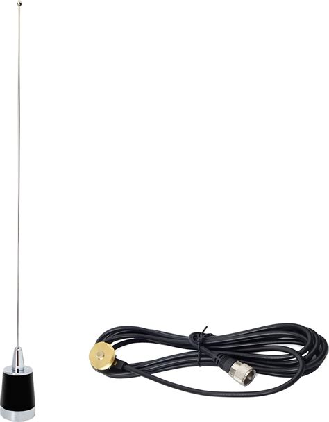 Amazon TWAYRDIO Dual Band 144MHz 430MHz NMO Antenna 3 8 Hole NMO