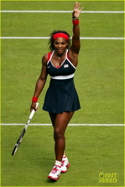 Serena Williams Playing Tennis Olympics