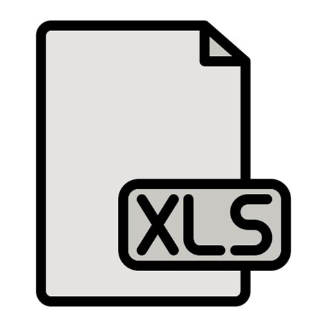 Icono De Xls Generic Color Lineal Color