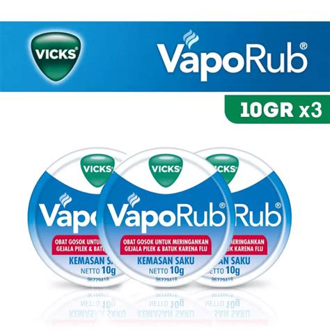 Vicks Vaporub 10 Paket Isi 3 Lazada Indonesia