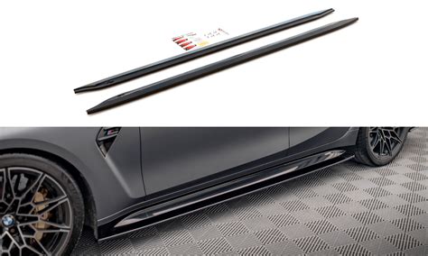 Side Skirts Diffusers V Bmw M Sedan Touring G G Gloss Black