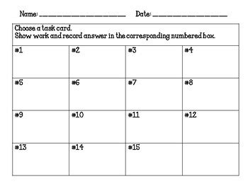 Mixed Operations Word Problem Task Cards By Melody Rohlfs Tpt