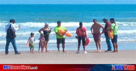 Hoy Tamaulipas Tamaulipas Salvan De Morir Ahogado En Playa Miramar De