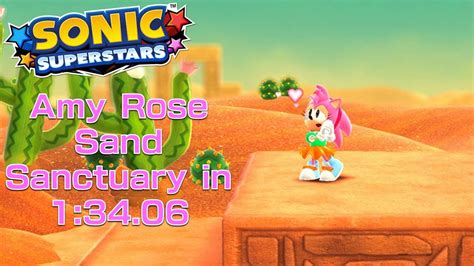 Sonic Superstars Sand Sanctuary Amy Rose In 1 34 06 YouTube