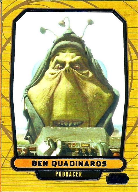 Star Wars Galactic Files Blue Foil #354 Ben Quadinaros