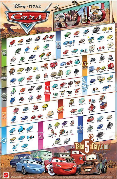 Mattel Disney Pixar Cars Cars 2015 Poster New Diecasts Coming