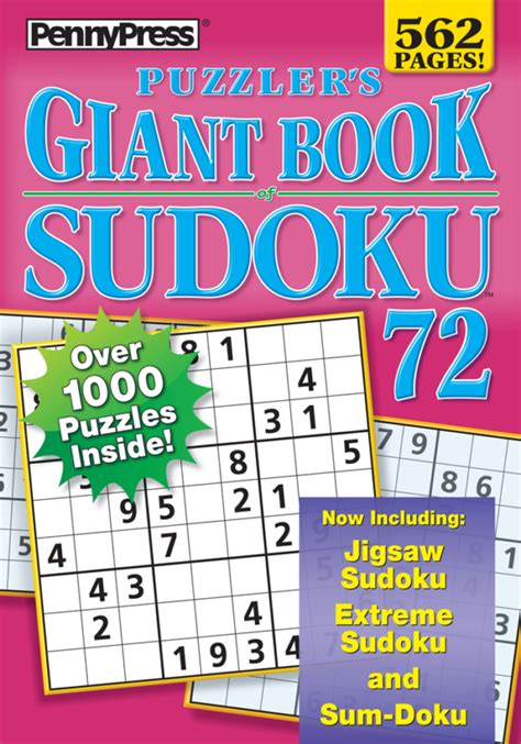 Puzzlers Giant Book Of Sudoku Penny Dell Puzzles