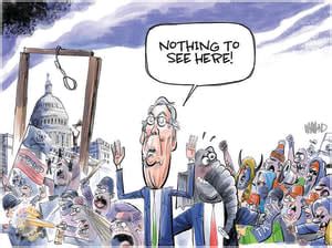 5 scathing cartoons about Mitch McConnell's Jan. 6 commission stonewall