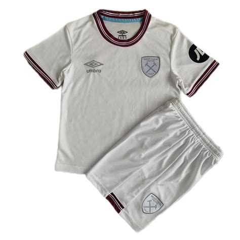 KIT INFANTIL WEST HAM UNITED 2024 UNIFORME RESERVA UMBRO