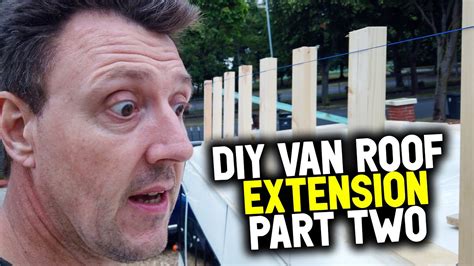 Diy Camper Conversion Roof Extension 2 Diy Hightop Roof