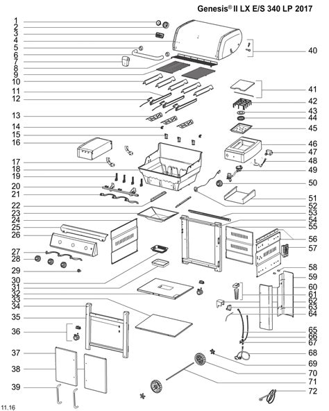 Weber E 310 Parts List