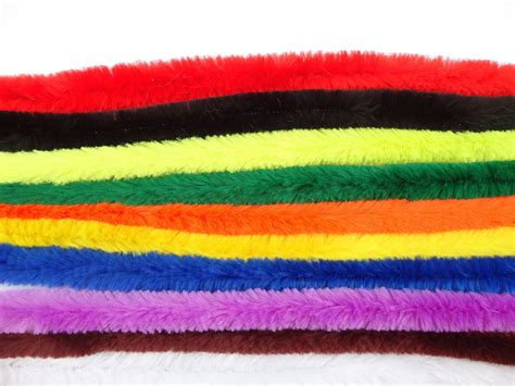 10 20 50 Extra Long Large Fluffy Chunky Craft Pipe Cleaners Stems