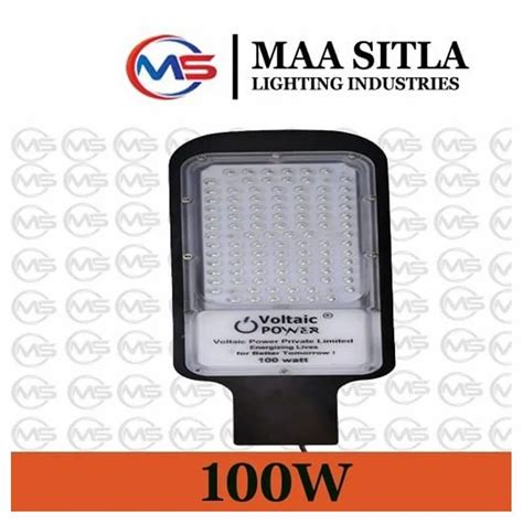 Warm White 100W Voltaic Power LED Street Light Aluminium At Rs 1220