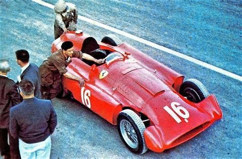 Alfonso De Portagos Lancia Ferrari D Streamliner At The French