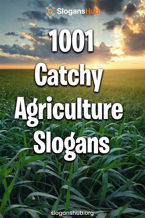 Catchy Agriculture Slogans