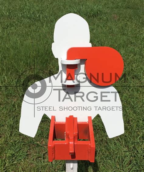 Ar500 Combatant Steel Hostage Reactive Idpa Shooting Target Etsy