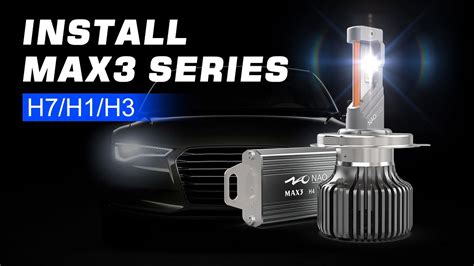 H H H Led Headlight Bulb Installation Guide Naoevo Max Series