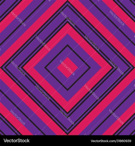 Purple Argyle Diagonal Stripes Seamless Pattern Vector Image