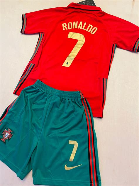 Cristiano Ronaldo 7 Portugal Youth Soccer Jersey Set For Etsy