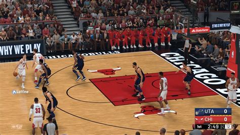 NBA 2K19 Chicago Bulls Vs Utah Jazz Gameplay PC HD 1080p60FPS