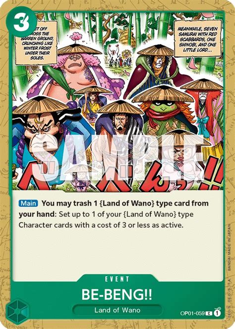 BE-BENG!! - Romance Dawn - One Piece Card Game