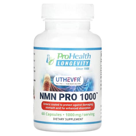 Prohealth Longevity Uthever Nmn Pro 1000 500 Mg 60 Capsules Khoe24