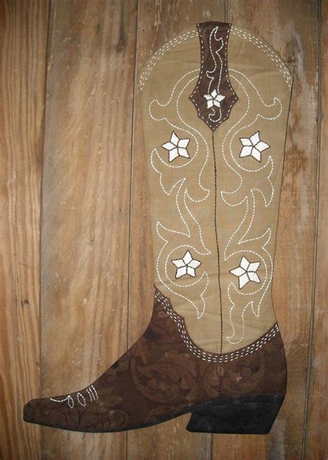 Cowboy Boot Quilt Pattern - WoodWorking Projects & Plans