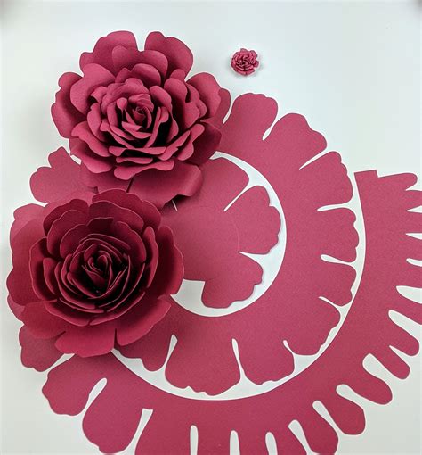 D Rolled Paper Rose Svg Cut File For Cricut Instructions | Hot Sex Picture