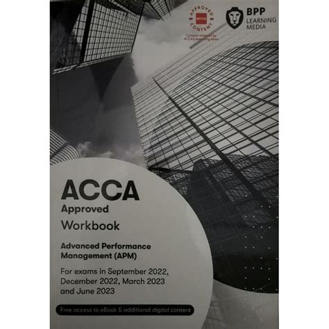 BPP Book ACCA Advanced Performance Management APM Workbook