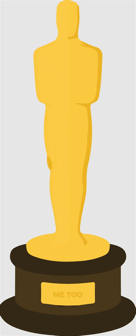 Oscar Statuate Clipart