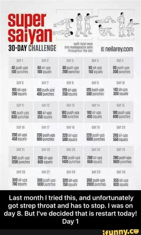 Super Saiyan Workout Challenge