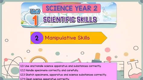 Science Dlp Year 2 Scientific Skill Manipulative Skills Youtube