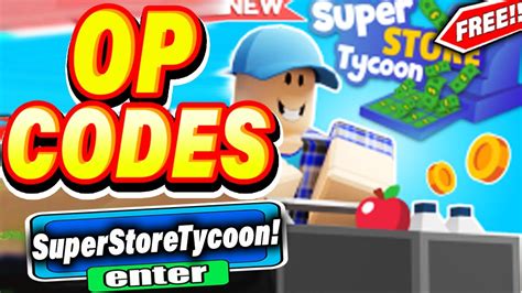 All New Secret Codes In Roblox Super Store Tycoon New Codes In