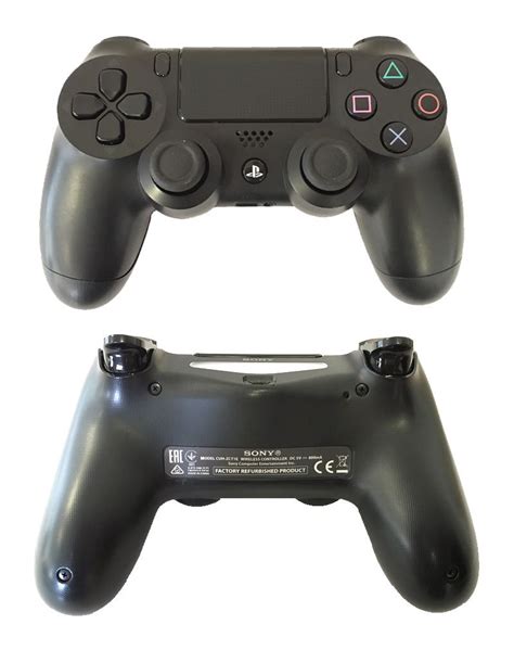 Sony Official Dualshock 4 Controller Factory Refurbished Jet Black