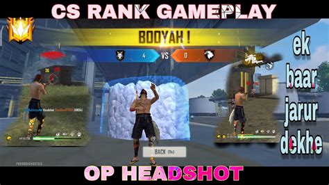 FREE FIRE CS RANK PUSH OP HEADSHOT CS RANK GAMEPLAY Aish By AN94